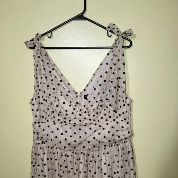 Dorothy Perkins Polka Dot Maxi Dress 10 - Picture 7 of 13